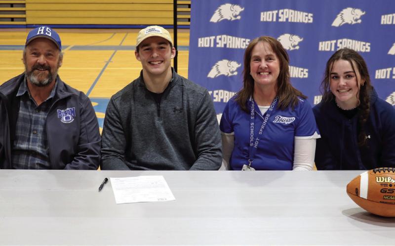 Four Bison student-athletes commit to colleges on Signing Day